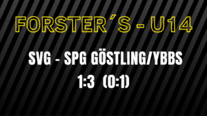 Trotz knapper Niederlage ausgezeichnete Leistung Forster`s U14