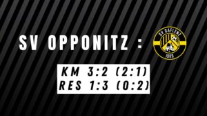 Wieder keine Punkte in Opponitz / RES siegt