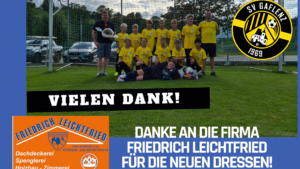 Fritz Leichtfried`s U-12 Team hat neue Dressen …